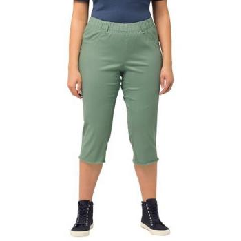 Caprihose Sienna, Damen, türkis, Größe: 60, Baumwolle/Polyester, Ulla Popken