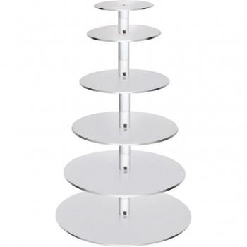 6-Tier Clear Acrylic Cupcake Holder