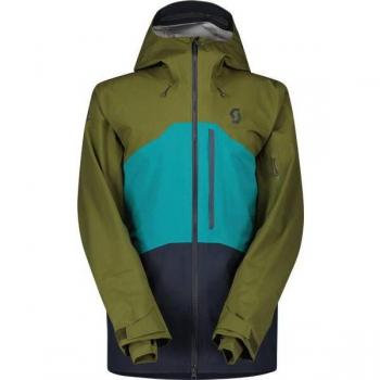 Scott Vertic 3L Herren Jacke Grün M – Männergröße – Warmblau