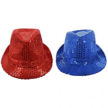 Sequin Top Hat Duo
