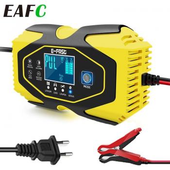 Chargeur de batterie 12V 24V, démarrage automatique à 7 niveaux, adapté pour GEL, humide, AGM