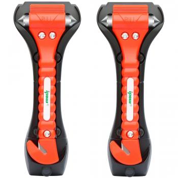 Ipow 2 Pack Car Escape Window Breaker and Seat Belt Cutter