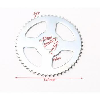 TDPRO T8F 54T Rear Chain Cog for 47cc to 140cc Dirt Bikes