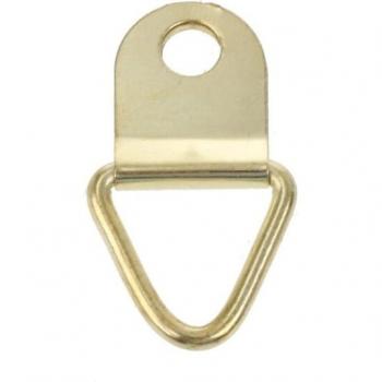 Goldene D-Ring Bilderhalter – 100er Pack – Dreieck, Schrauben, Kleiderbügel