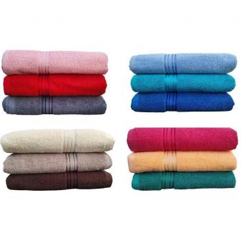 Trousse de serviettes de bain 70x140 en coton (3 pièces)