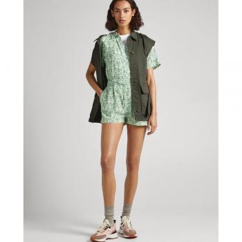 Mono Corto con Flor Verde Pepe Jeans