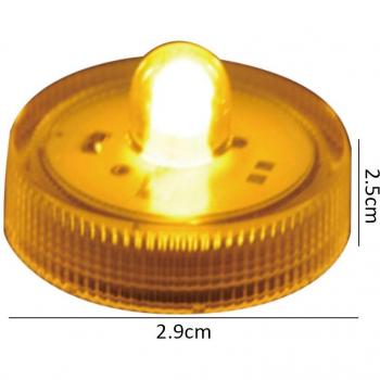 Underwater LED Tealight Bundle – 12pcs Waterproof Simulation Candles for Events