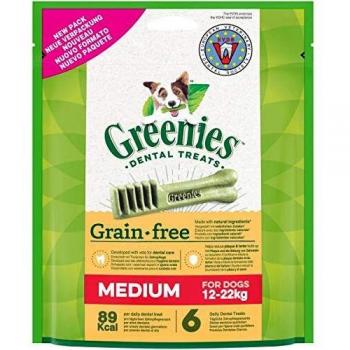 HealthyBite Daily Treats – Greenies Medium, 36 Grain‑Free Chews