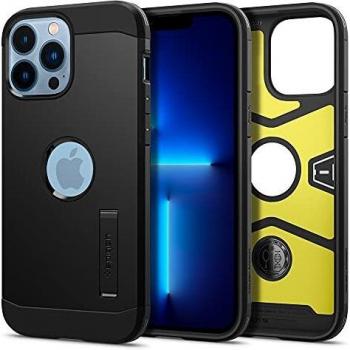 Casque Ultra‑Résistant Spigen Tough Armor iPhone 13 Pro Max – Silicone & Polycarbonate