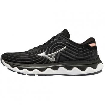 Mizuno Wave Horizon 6 Hardloopschoenen Zwart Dames