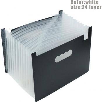 A4 Document Organizer with Accordion Design and 13/24 Pockets