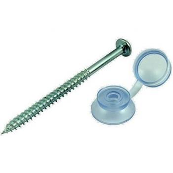 Clear Corrugated Roofing Sheet Screws by TIMCO, Size 10 x 3, Sold in Sets of 50