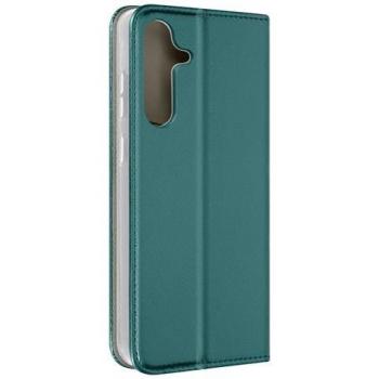Cubierta de respaldo con solapa magnética en verde oscuro para Galaxy S24