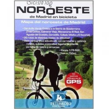 Noroeste de Madrid en bicicleta : mapa del Noroeste de Madrid