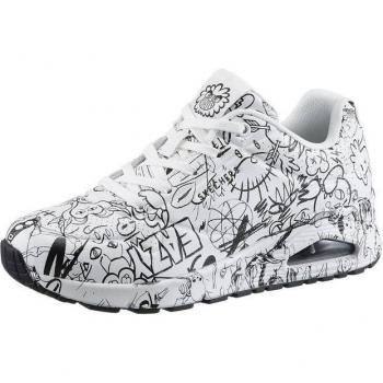 SKECHERS Calzado Deportivo 'Uno' Negro y Blanco