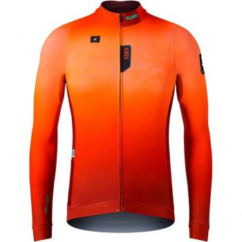 Gobik Top a Maniche Lunghe Hyder Rosso-Orange