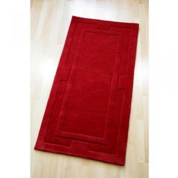 Sierra Rot Teppich Apollo – 75 x 150 cm, aus feiner Wolle