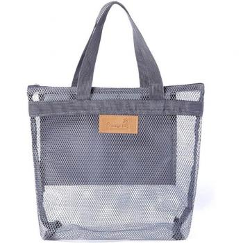 Strandtasche für Frauen mit Blumen-Design zur Aufbewahrung von Badebekleidung