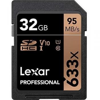 Carte SDHC UHS-I Lexar Professional 633x jusqu'à 95 Mo/s en lecture