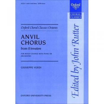 Anvil Chorus from Il trovatore: Vocal score