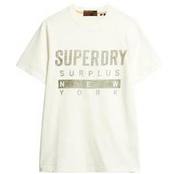 Top Superdry Surplus Manga Corto con Motivo Gráfico