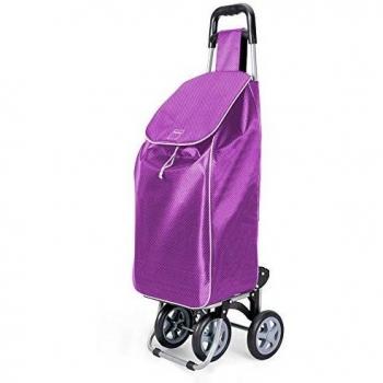 Carro Trillium de Metaltex, 4 ruedas, Morado, 50 Litros