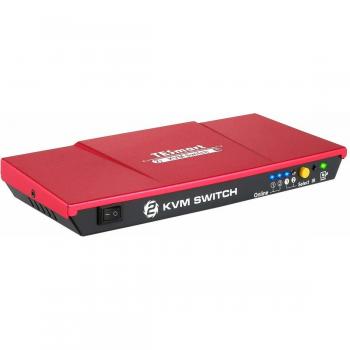Commutateur KVM HDMI USB TESmart 2 Ports + 2 câbles HDMI USB