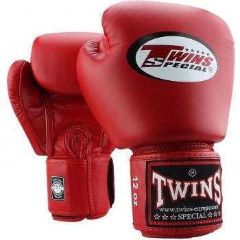 Gants de boxe Twins Special BGVL 3 en cuir rouge