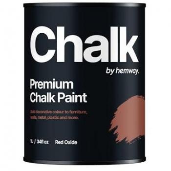 Chalky Matte Finish Hemway Red Oxide Paint (1L)