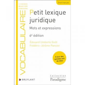 Petit lexique juridique