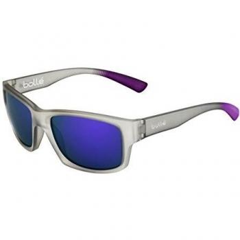 Bollé Erwachsene Holman Sonnenbrille, Shiny Grey Crystal Purple, Medium