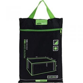 Protezione Esterno Tavolo da Giardino ProGarden 165x115x80 cm Nero