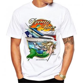 Geburtstags T-Shirt für Fischer Papa mit 3D Druck