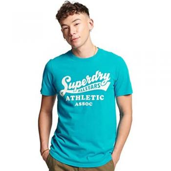 Camiseta Azul Vintage Home Run de Superdry para Hombre