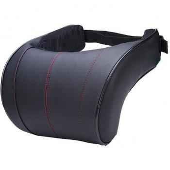 Almohada Ajustable de Cuello para Vehículos con Tapicería PU