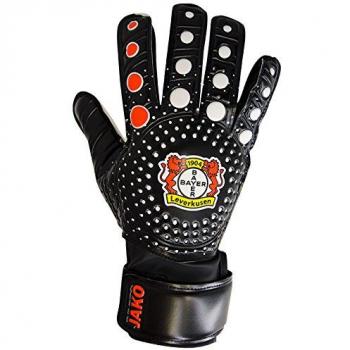 JAKO BW 04 Leverkusen Handgelenk-Handschuhe – Schwarz, 9, TW Modell
