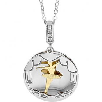 Collier Danseuse Étoile – 21 mm, Style Artisanal