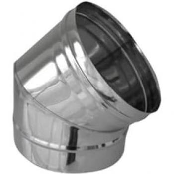 Coude Fumée Acier 316L 45°