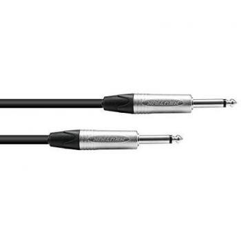 PSSO Klinkenkabel 6,3 Mono 1m sw Neutrik
