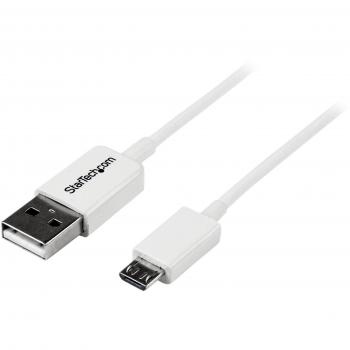 Cavo USB A a Micro USB B 1M Bianco