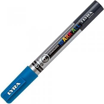 Marcador Lyra Grad Mark All 0.7 mm color azul claro