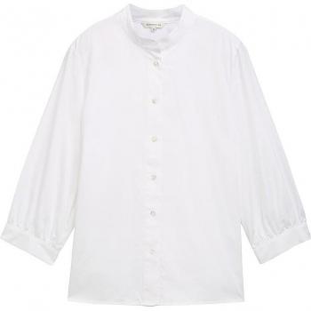 TOM TAILOR Langarmbluse 3/4 Arm Bluse mit Raffung