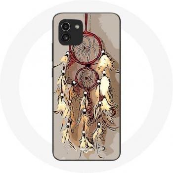 Samsung Galaxy A03 Brown Dream Catcher Shell