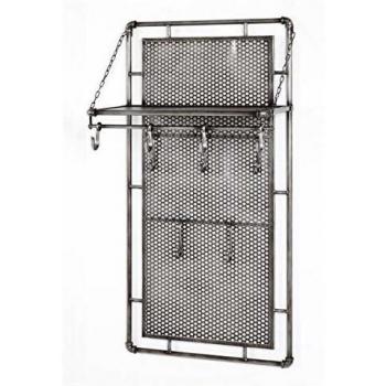 Garderobe Murale Design Anthracite PEGANE 60x35x120