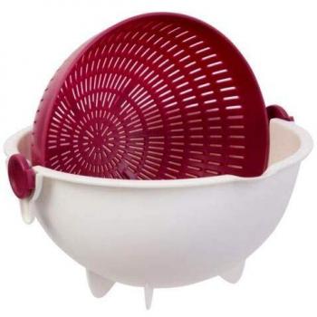 ESCURRIDOR PARA ENSALADAS 2 EN 1
