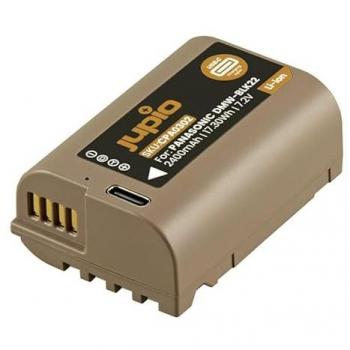 Jupio UltraC 2400 mAh Powerbank – Panasonic DMW‑BLK22 (USB‑C)