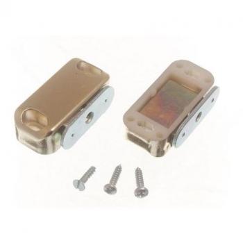 Gold Magnetic Catch with Plate and Screws 5KG Pull