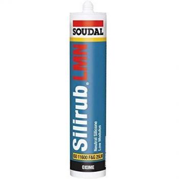 Soudal 300 ml Silirub LMN Neutral Silicone – Black Edition