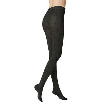 KUNERT Damen Strickstrumpfhose Winter Dreams Anthrazitmel Grau Größe M