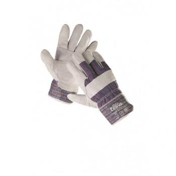 Cerva Heavy Duty Work Gloves Split Leather Size 10